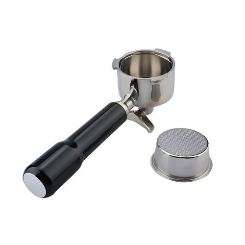 Páka s dvojitou výpustí 4Barista 51 mm – De’Longhi Dedica (černá rukojeť)