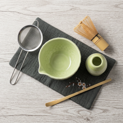 Matcha set 4Barista (light green) – keramická sada na přípravu čaje matcha 