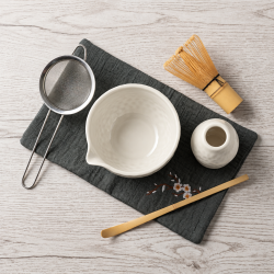 Matcha set 4Barista (white) – keramická sada na přípravu čaje matcha 