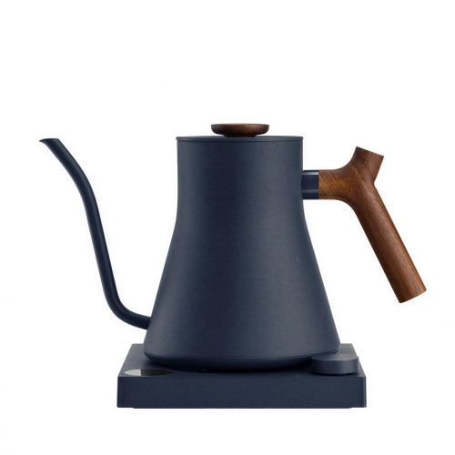Fellow Stagg EKG PRO stone blue + walnut | Elektrická rychlovarná konvice Gooseneck