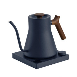 Fellow Stagg EKG PRO stone blue + walnut | Elektrická rychlovarná konvice Gooseneck