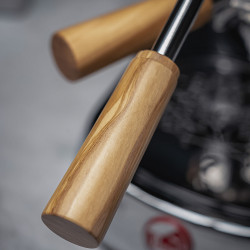 La Pavoni wood handles kit (Legno nero) – sada rukojetí