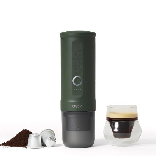 OutIn Nano 2 (Forest green) - cestovní kávovar