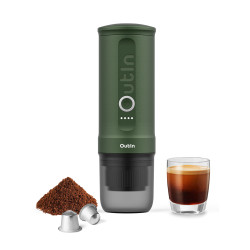 Outin Nano (Forest Green) - cestovní kávovar
