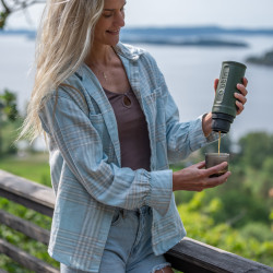 Outin Nano (Forest Green) - cestovní kávovar