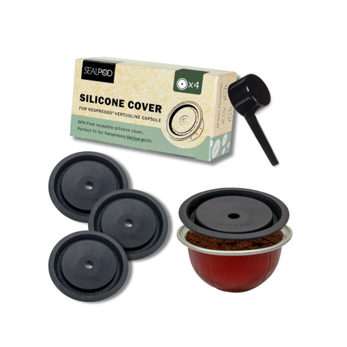 Silikonová víčka SEALPOD pro Nespresso Vertuo - 4 ks