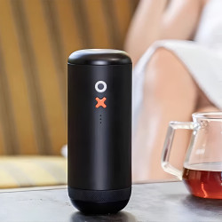 Timemore × Nuttii OX Lite – přenosný elektrický mlýnek na kávu (černý)