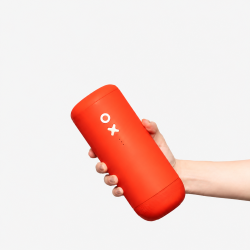 Timemore × Nuttii OX Lite – přenosný elektrický mlýnek na kávu (oranžový)